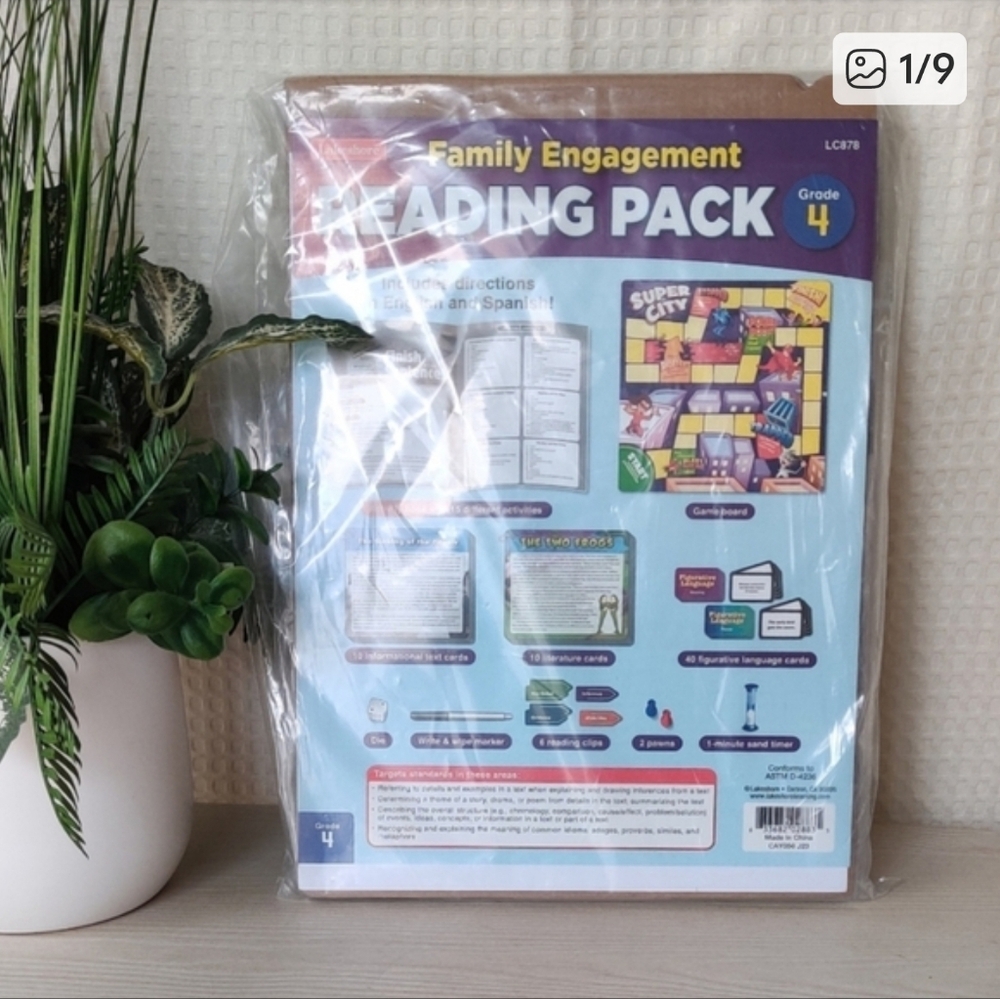 Lakeshore, Family Engagement Reading Pack Grade 4